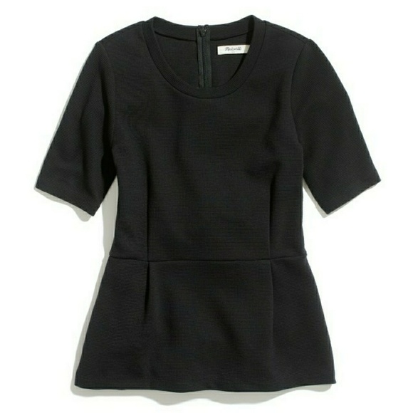 Madewell Tops - Madewell Women's Top Black XS Peplum